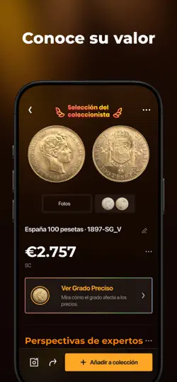 Captura de pantalla de CoinSnap: Guía De Valores en iPhone 4