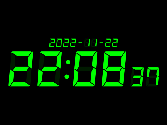 Digital Clock - Neo iPad screenshot 2 - Utilities app