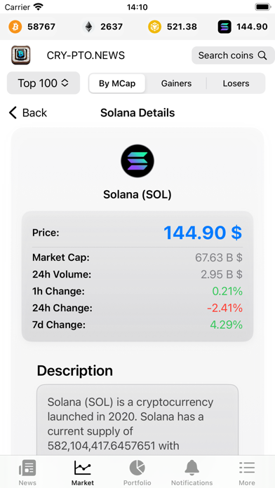 Crypto News by cry-pto.news Screenshot