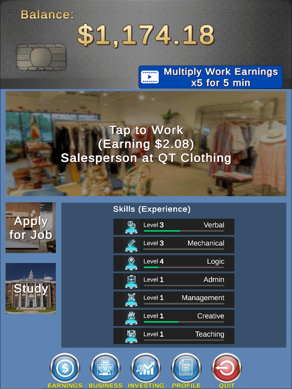 Screenshot #4 pour Business Tycoon: Stonks