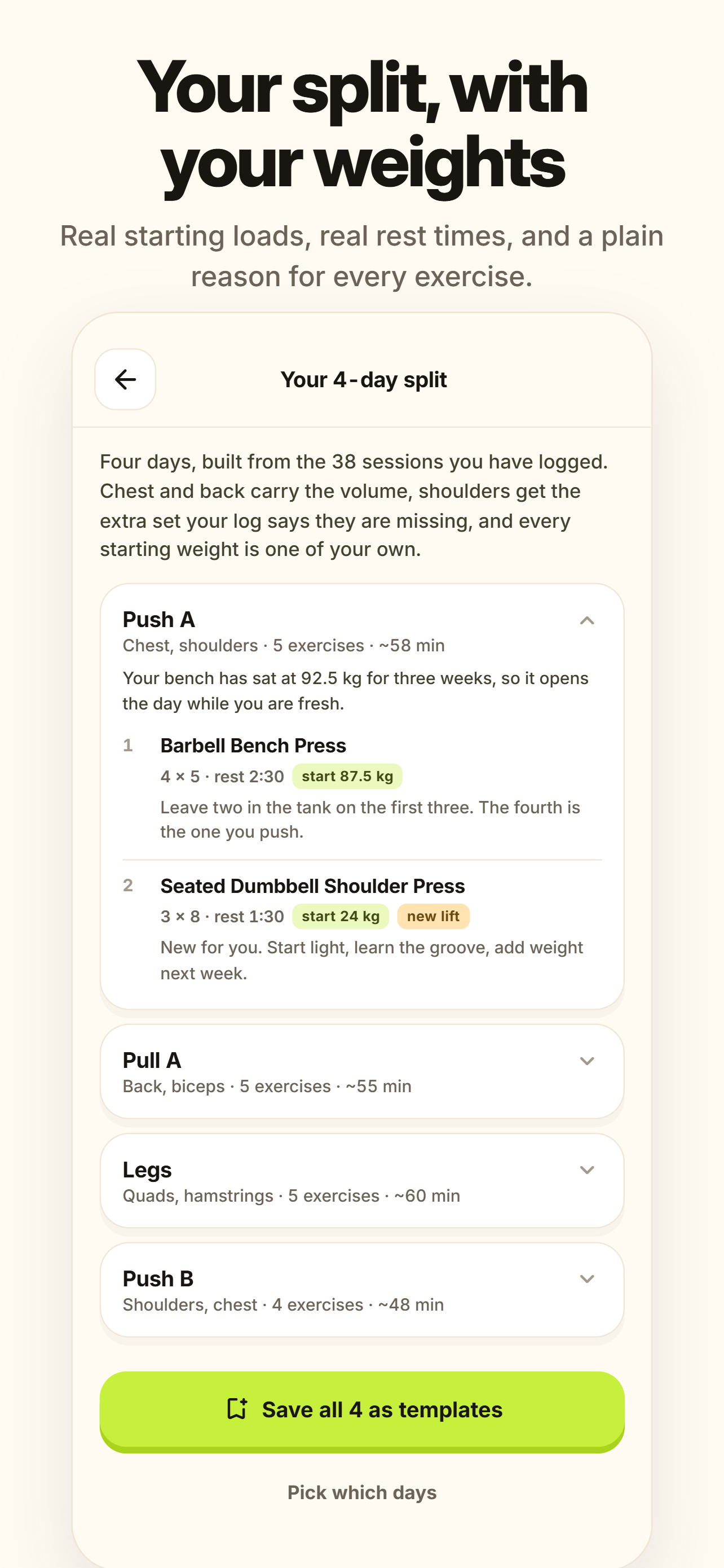 RepTalk: Voice Workout Log screenshot 4