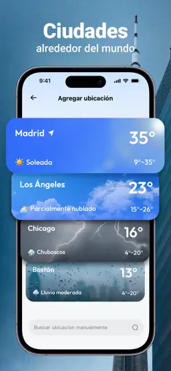 Captura de pantalla de Weatherly:Forecast&Radar en iPhone 4