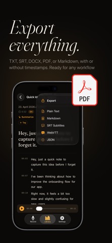 Dikta - Voice to Text screenshot