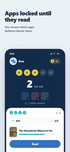 ReDirect: Read for Screen Time screenshot 1