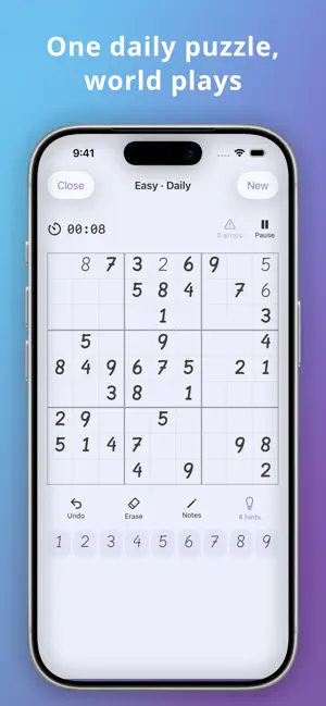Dokku — Daily Sudoku screenshot 2
