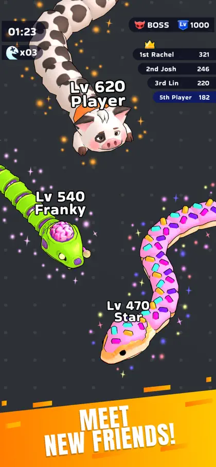 Screenshot 5 von 6 zu Snake Clash!