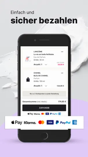 Screenshot von Flaconi: Der Beauty-Onlineshop auf dem iPhone 8