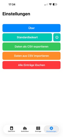 Charge Tracker - Ladetagebuch screenshot