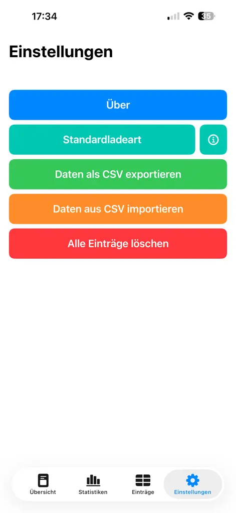 Charge Tracker - Your Logbook - Travel App | MWM