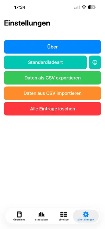 Charge Tracker - Ladetagebuch screenshot 6 of 6