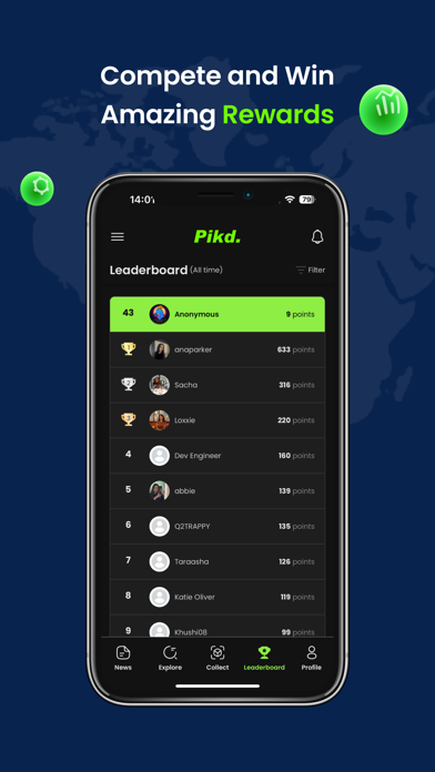 Pikd. Screenshot
