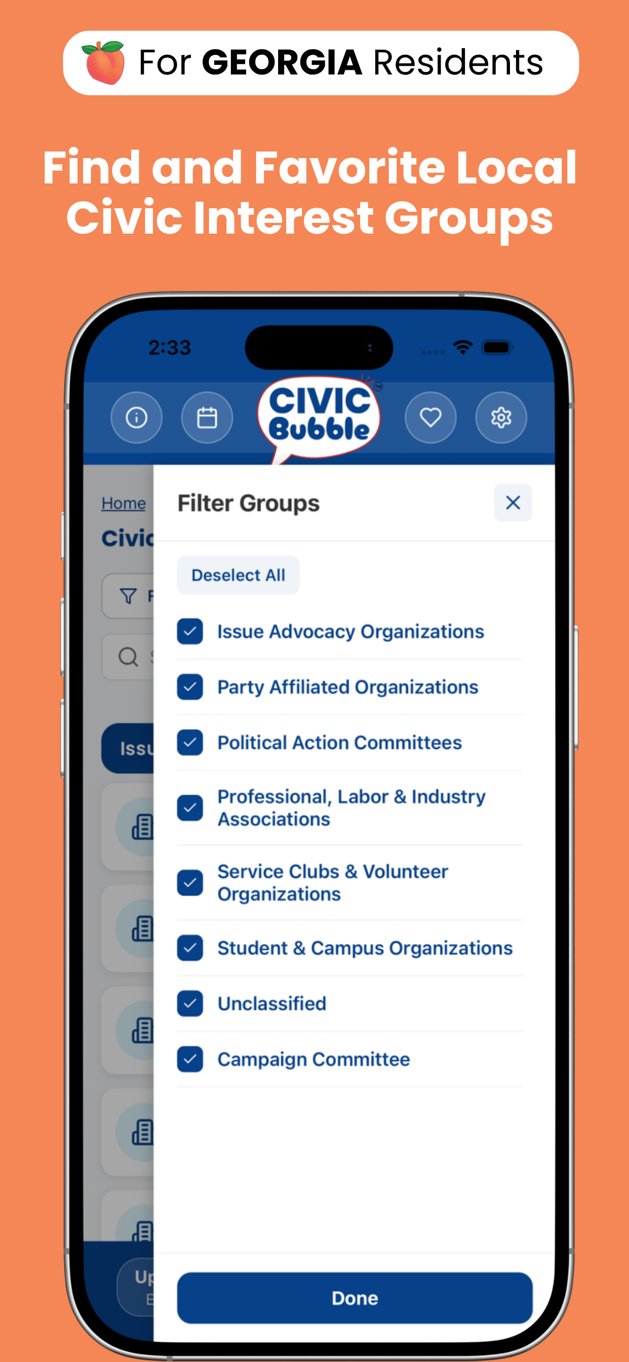 Civic Bubble™ screenshot 7