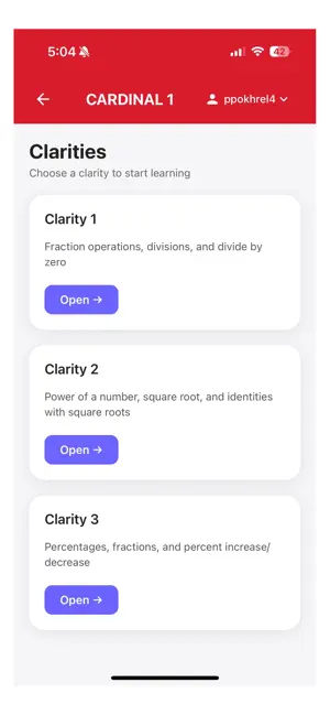 Cardinal Clarity screenshot 2