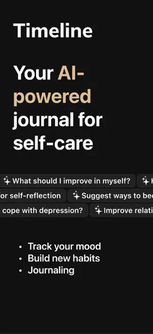 Timeline — Mood journal, diary screenshot 1