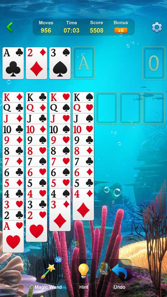 #2. Solitaire - Brain Puzzle Game (iOS) Podle: Oakever Games