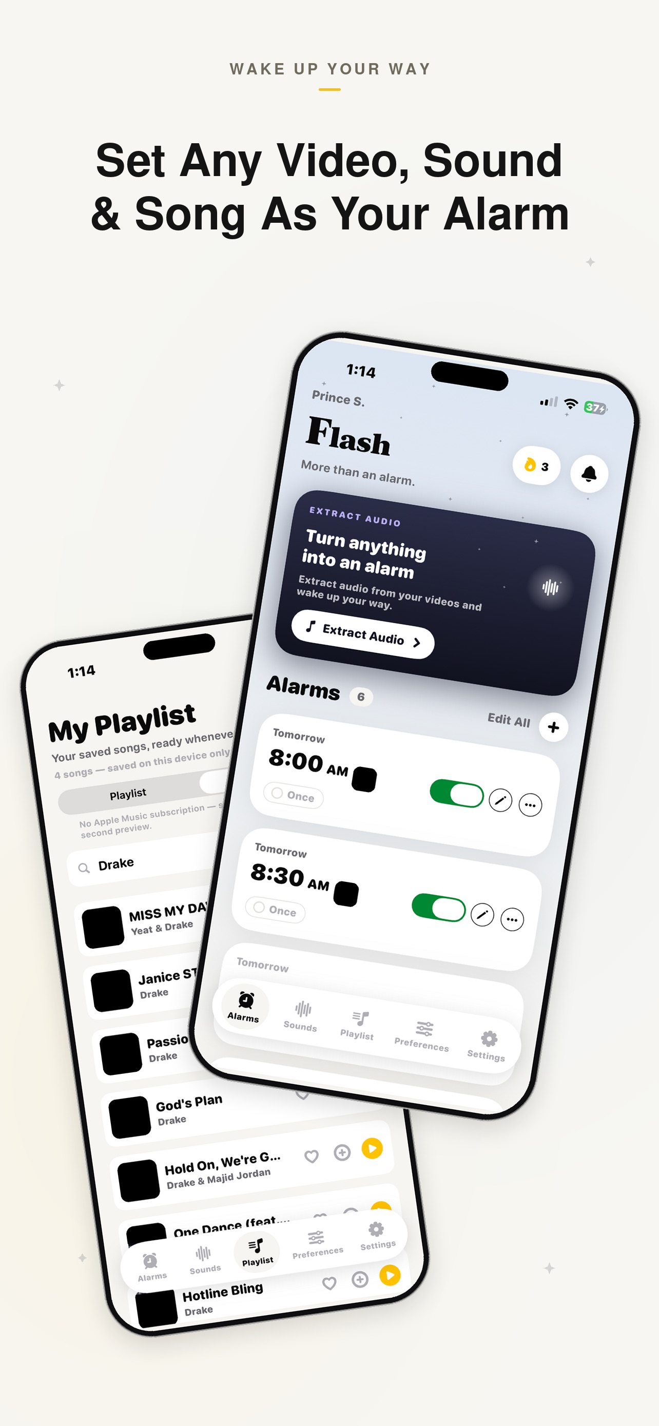 Screenshot 1 of Flash: Your Alarm, Your Sound