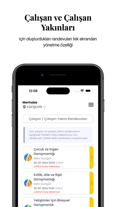 ÇADEM: Çalışan Destek Programı Screenshot