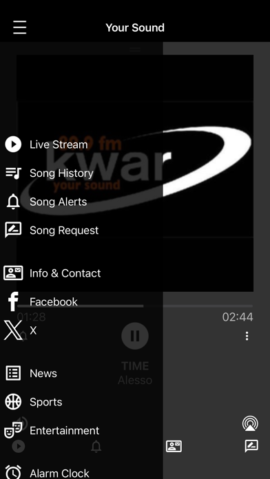 KWAR Radio iPhone screenshot 2 - Entertainment app