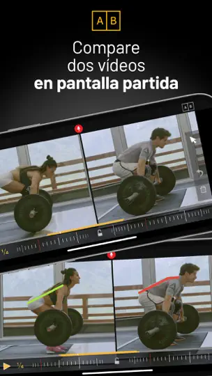 Captura de pantalla de MyDartfish Express: Coach App en iPhone 4