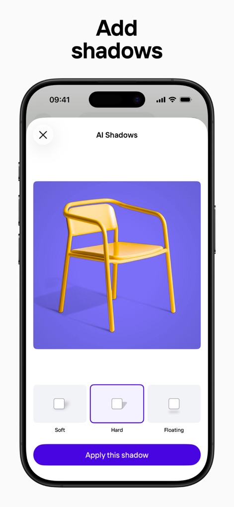 Photoroom: AI Photo Editor - Realistic Shadow Effects