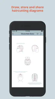 hairtechapp - cutting diagrams iPhone Captures Décran 2