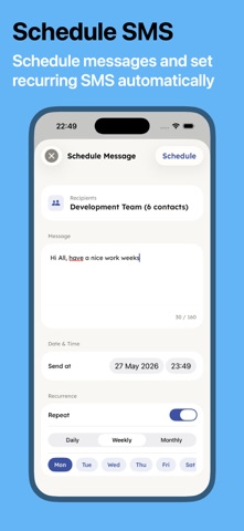 Group SMS – Bulk Text Sender Screenshot 3 of 10