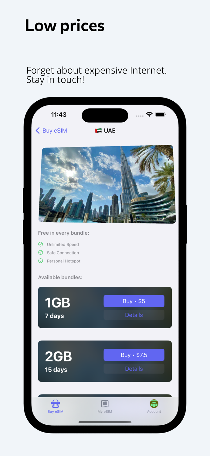 fedafone mobile data eSIM