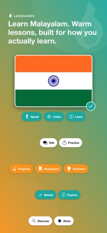 Learn Malayalam - LingFast Screenshot 1 of 8