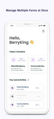Berrigation: Irrigation Guide iPhone screenshot