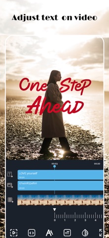 Video Editor - Text On Video iPhone screenshot