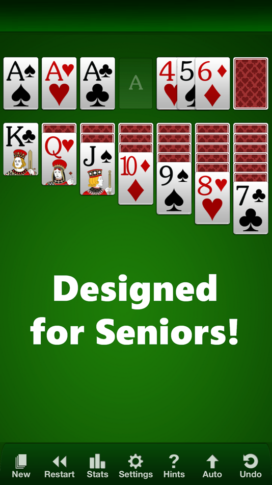 #1. Solitaire for Seniors (iOS) 来自: Solebon LLC