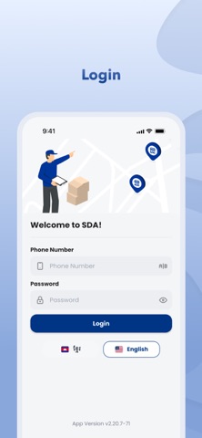 Smart Delivery App - SDA iPhone screenshot