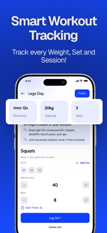 Reps - Gym Workout Tracker Screenshot 3 of 7