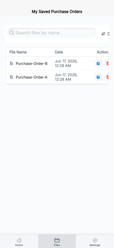 Purchase Order screenshot 7 of 8