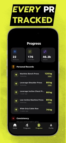 Setwise: Gym Log & Track Screenshot 3 of 10