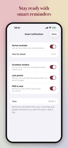 s.a.d.e: Period Tracker Screenshot 6 of 8