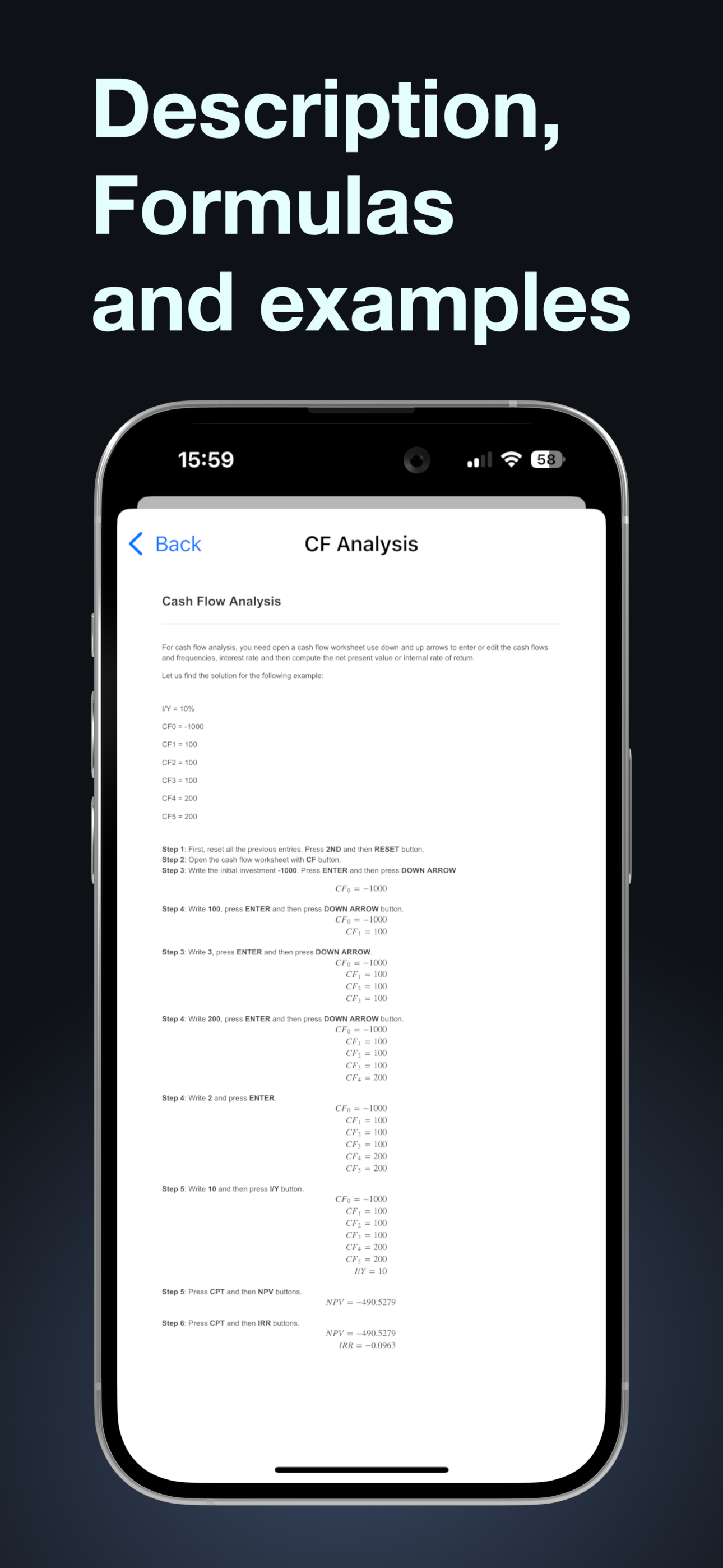 BA Financial Calculator Plus