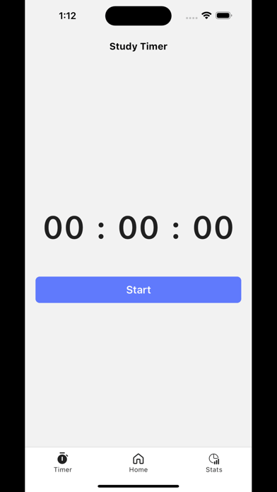 Study Timer App Screenshot
