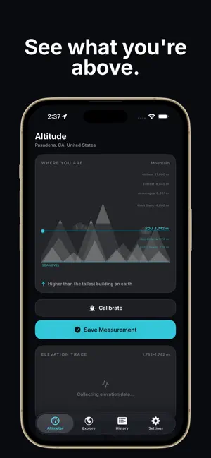 Altitude Measure screenshot 2