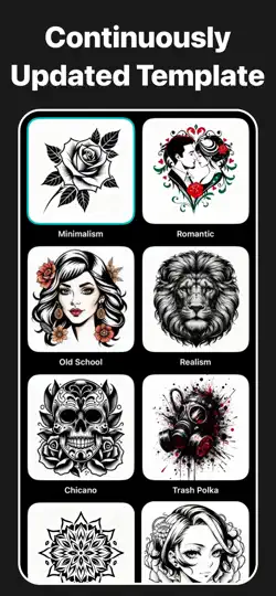 Tattoo AI:INKS Tattoo Stencil iPhone Ekran Görüntüsü 3
