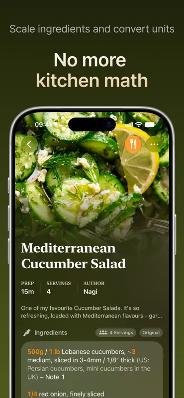 Lume: Recipe Manager screenshot 2 of 5