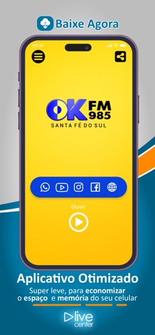 Rede Ok FM iPhone screenshot
