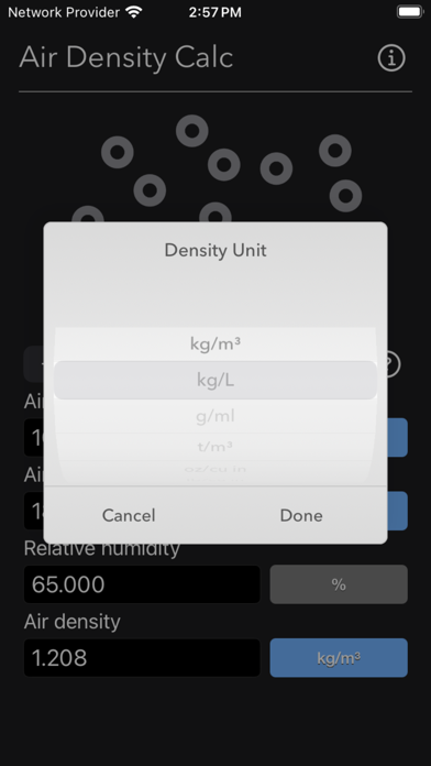 Air Density Calculator