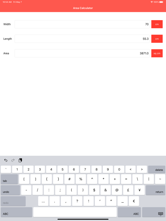 Screenshot #4 pour Area Calculator Fast