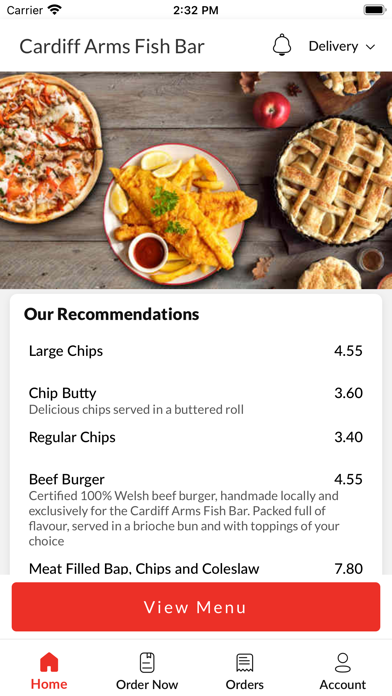 Cardiff Arms Fish Bar Screenshot