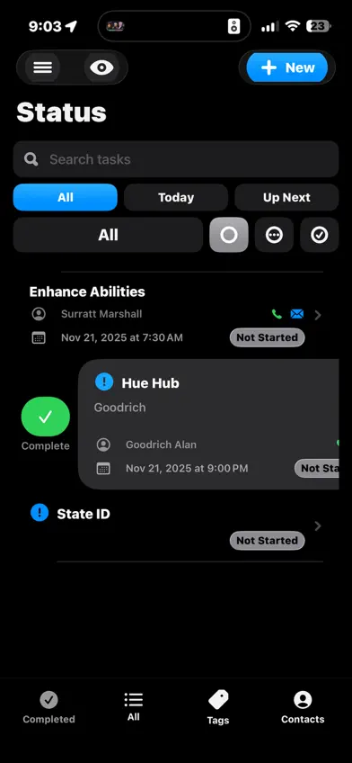 Status - Task management screenshot 2