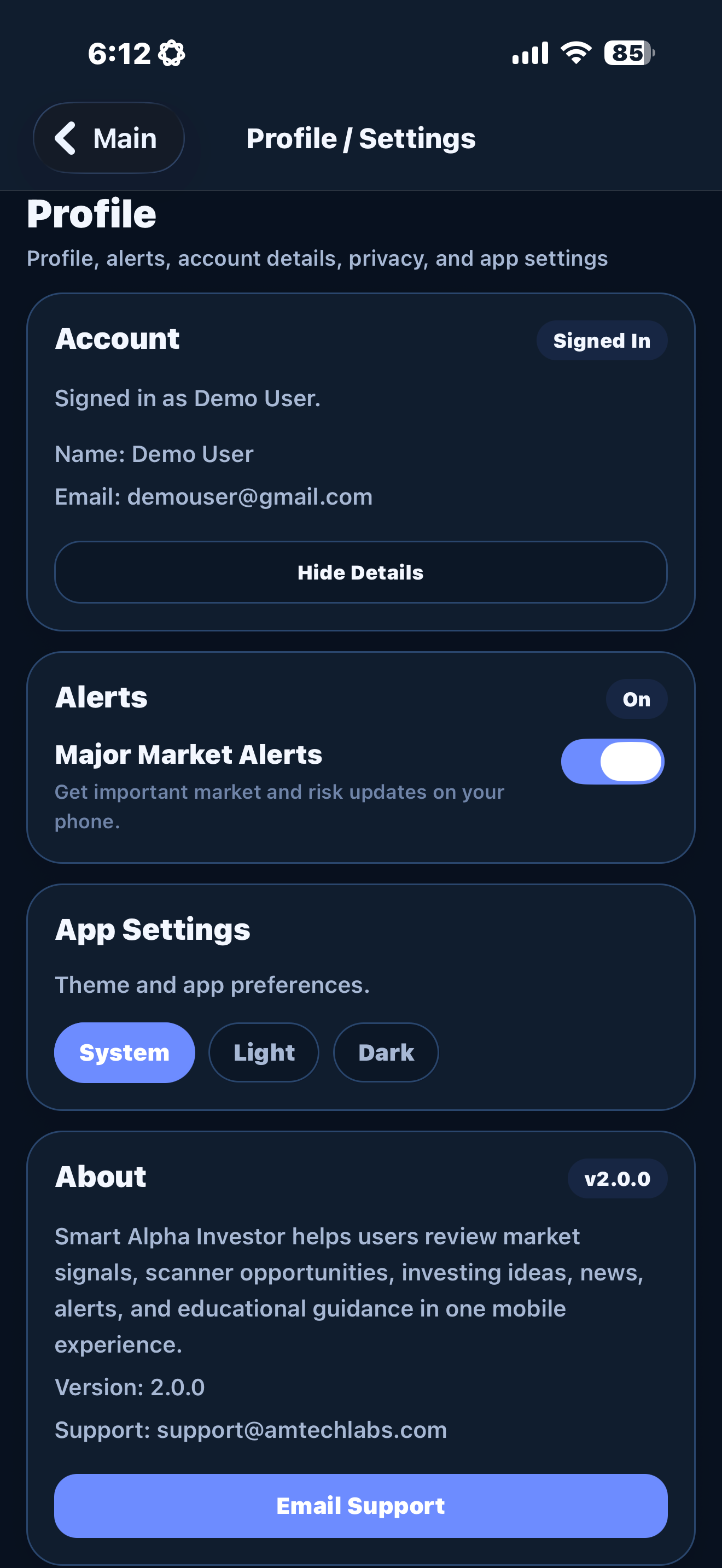smart Alpha Investor screenshot 9