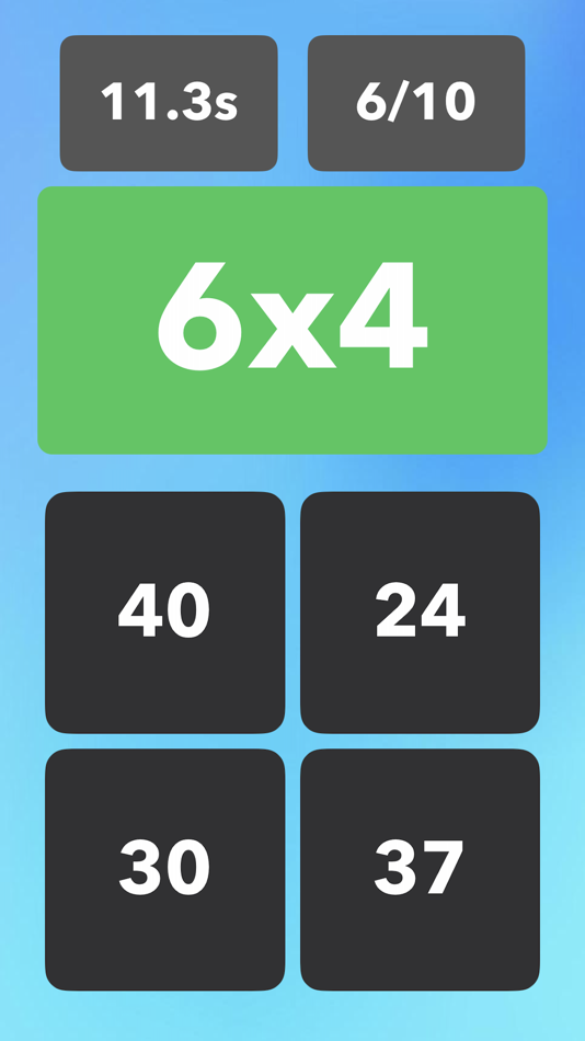 #2. Times Tables - Test and Learn (iOS) By: Vicki Partridge