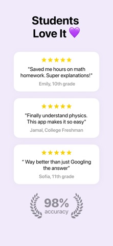 Homework Helper – Mentu AI iPhone screenshot