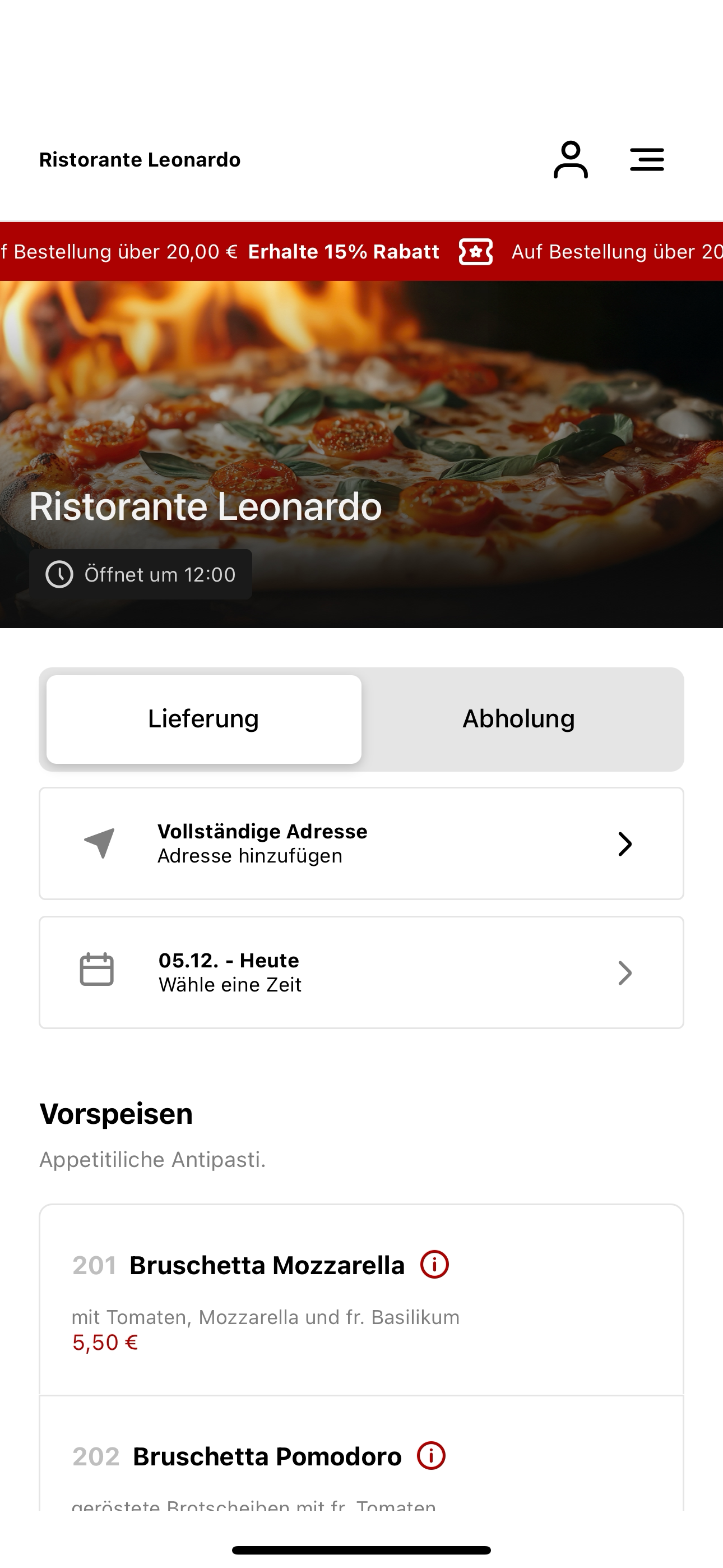 Ristorante Leonardo DE screenshot 3